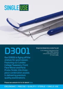D3001_FrontFaceMirrorWithPercussionTipPerioProbeSickleLondonCollegeTweezers_Instruments