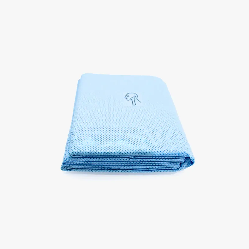 SD045 - Surgical Drape SMS (130 x 200cm) with Adhesive Diamond Fenestration (13 x 10cm)