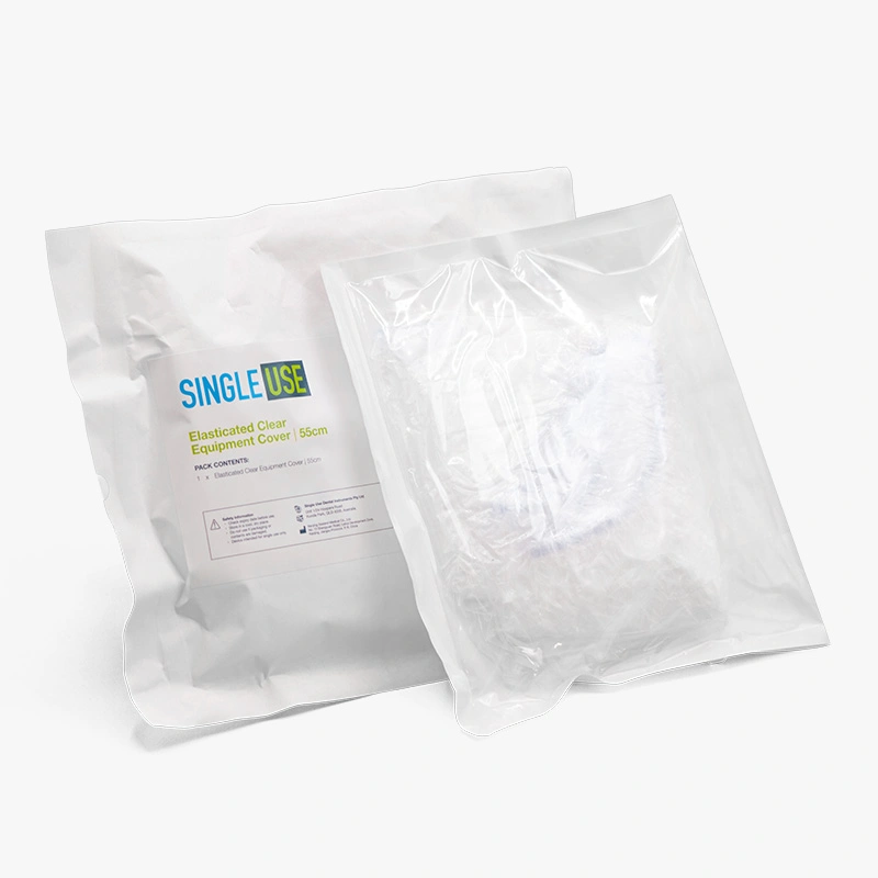 CC053 – Elasticated Clear Equipment cover _ 55cm